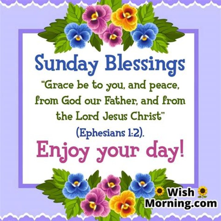 Embracing The Joy Of Beautiful Sunday Blessings
