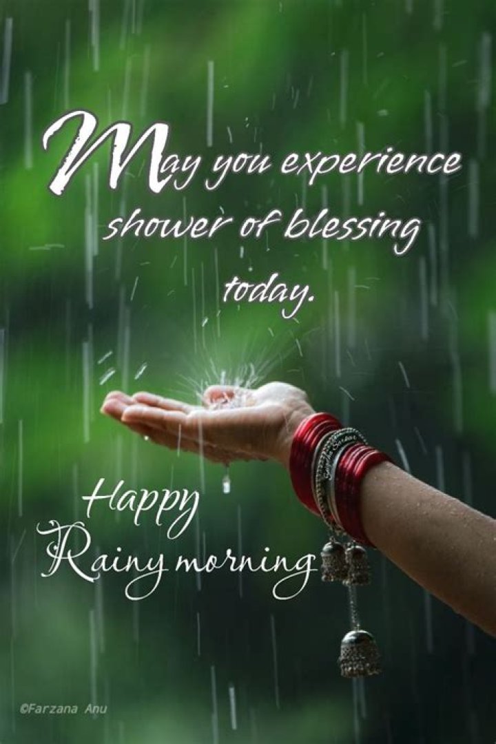 Embracing The Morning: Good Morning Messages With Rain