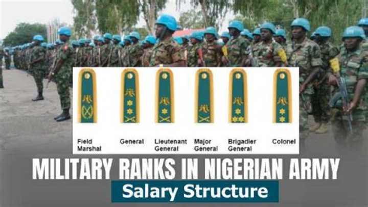Navigating The Structure Of Nigerian Army Ranks And Salary